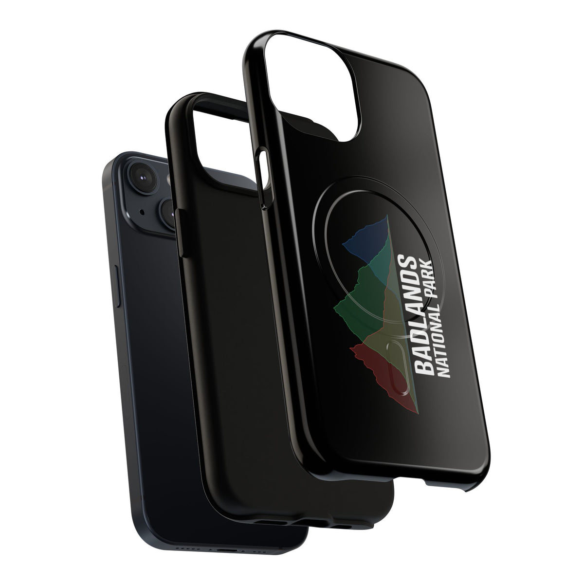 Badlands National Park iPhone Case with MagSafe - Histogram Design