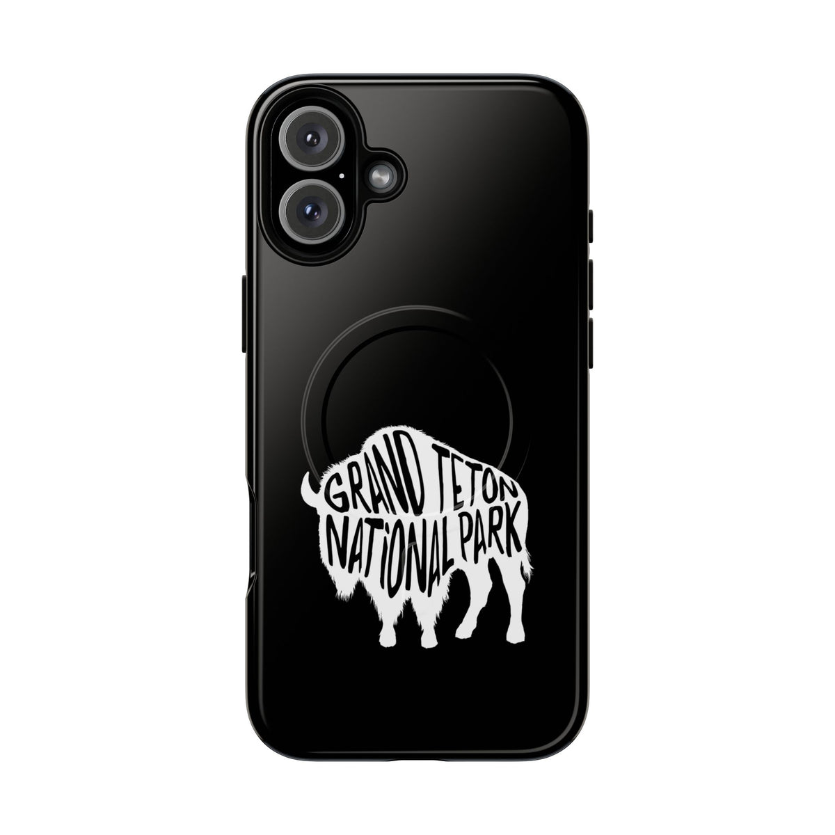 Grand Teton National Park iPhone Case with MagSafe - Bison Design