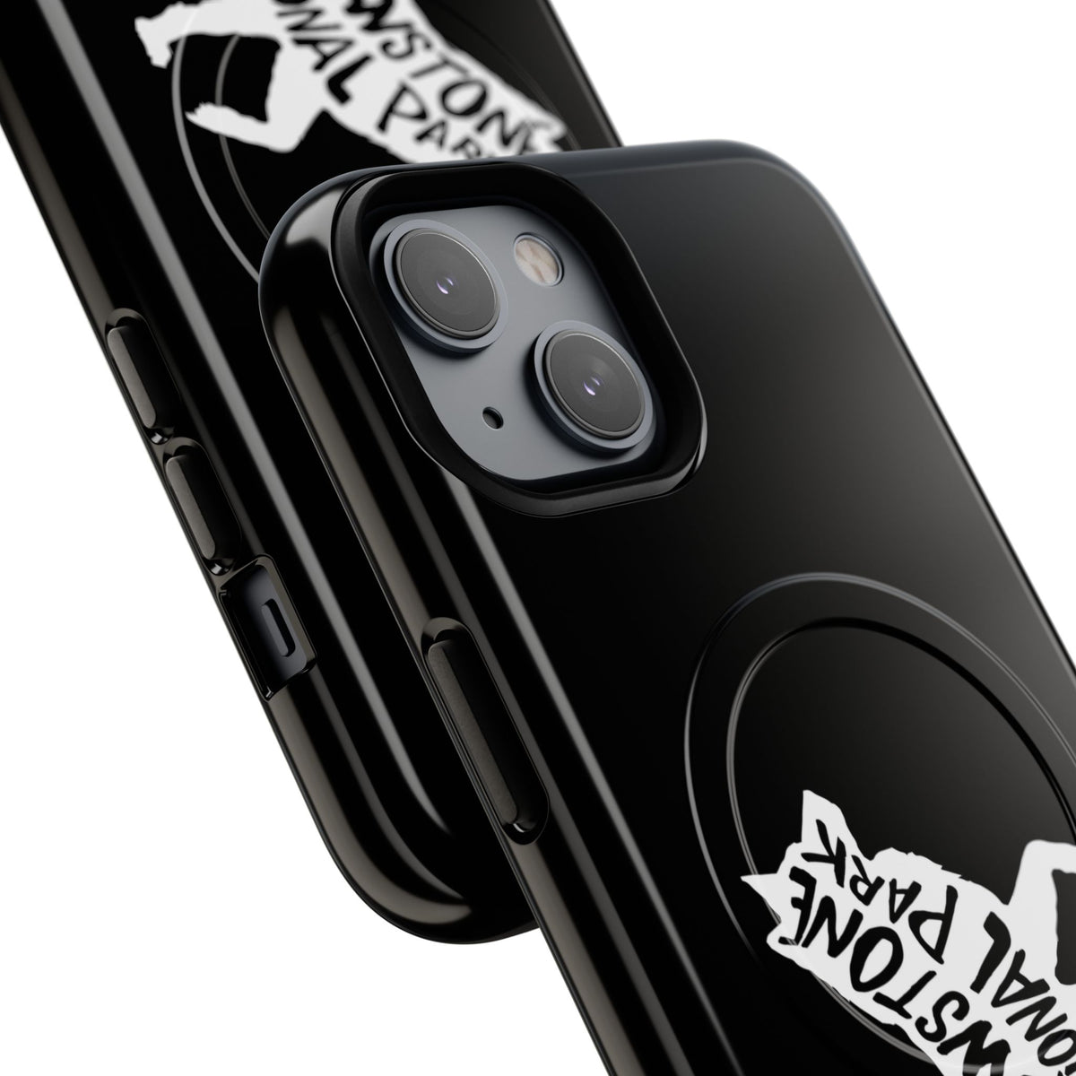 Yellowstone National Park iPhone Case with MagSafe - Wolf Design