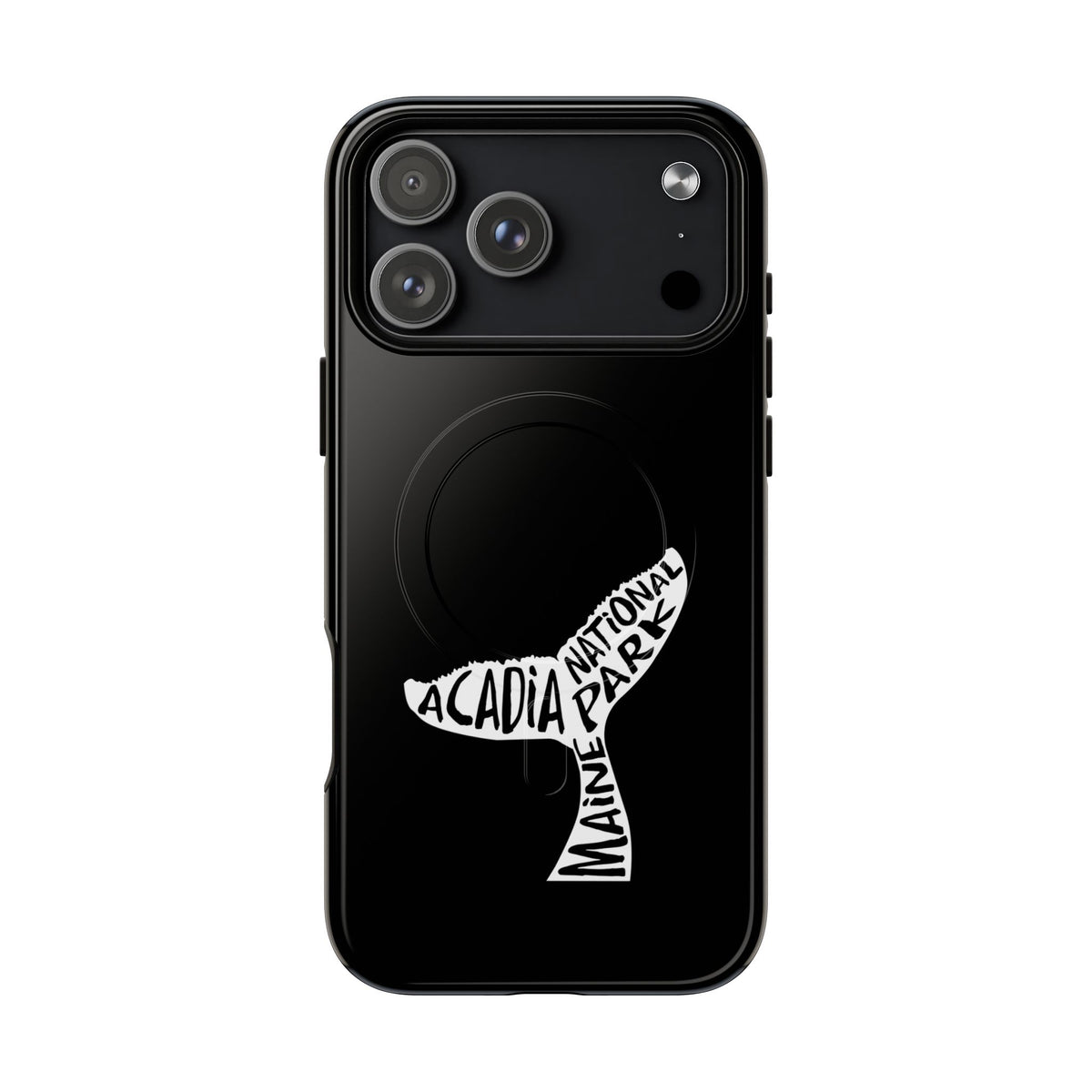 Acadia National Park iPhone Case with MagSafe - Humpback Whale Tail Design