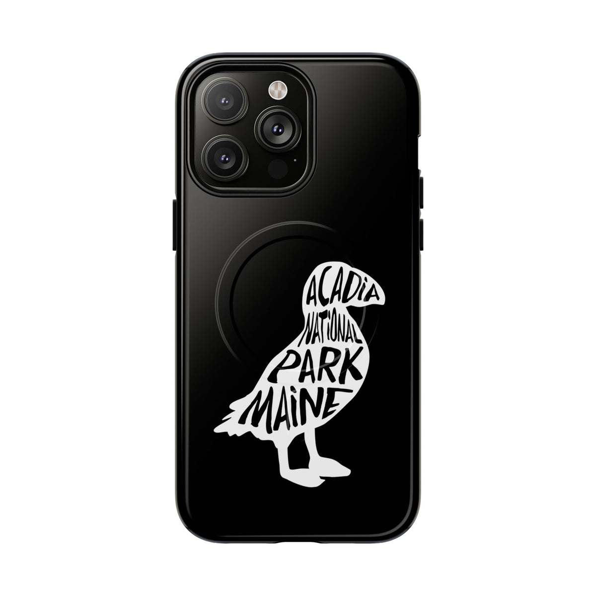 Acadia National Park iPhone Case with MagSafe - Puffin Design