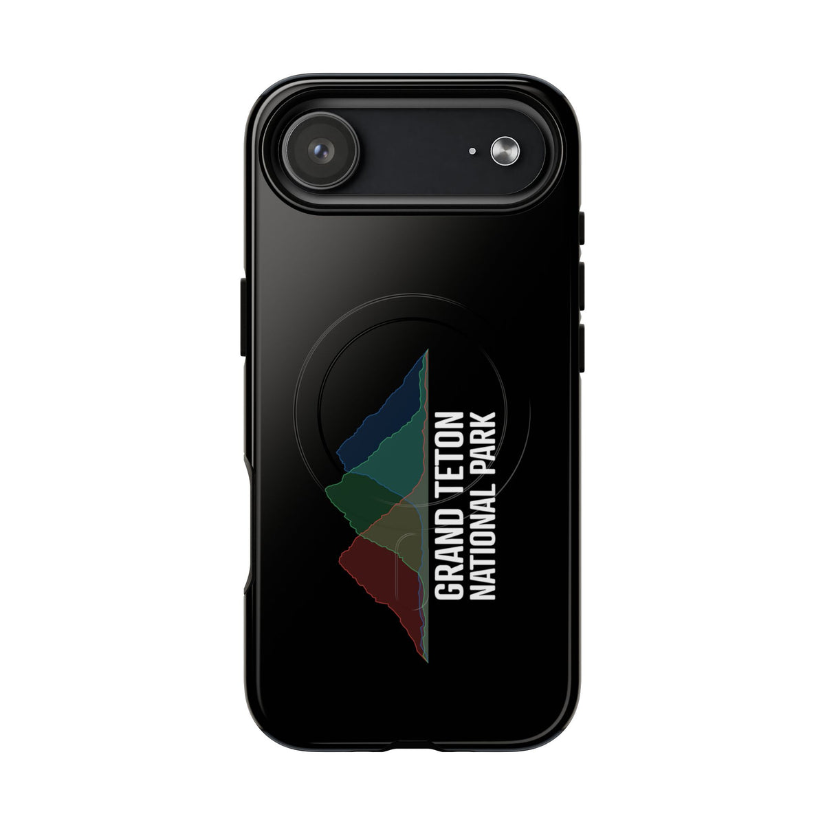 Grand Teton National Park iPhone Case with MagSafe - Histogram Design