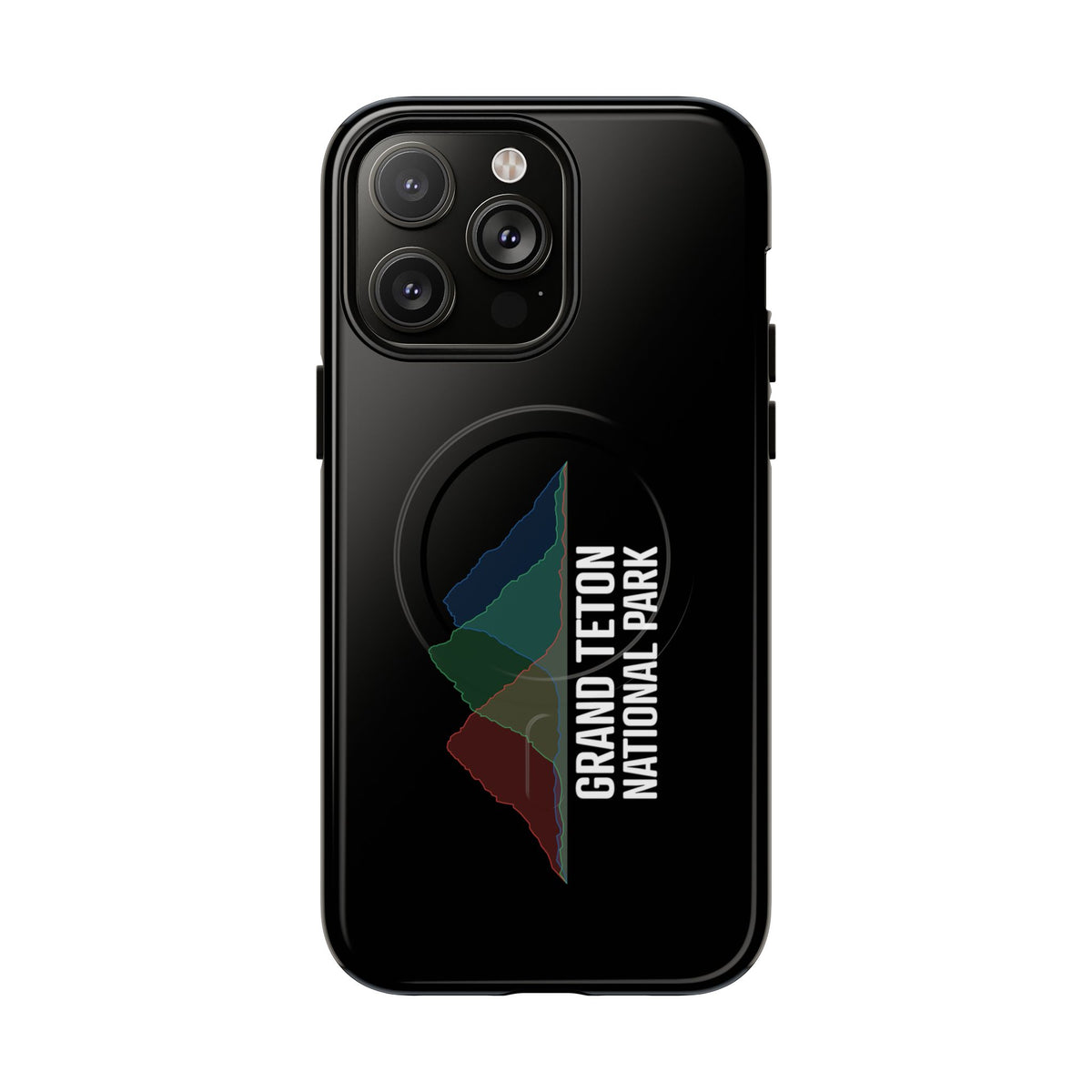 Grand Teton National Park iPhone Case with MagSafe - Histogram Design