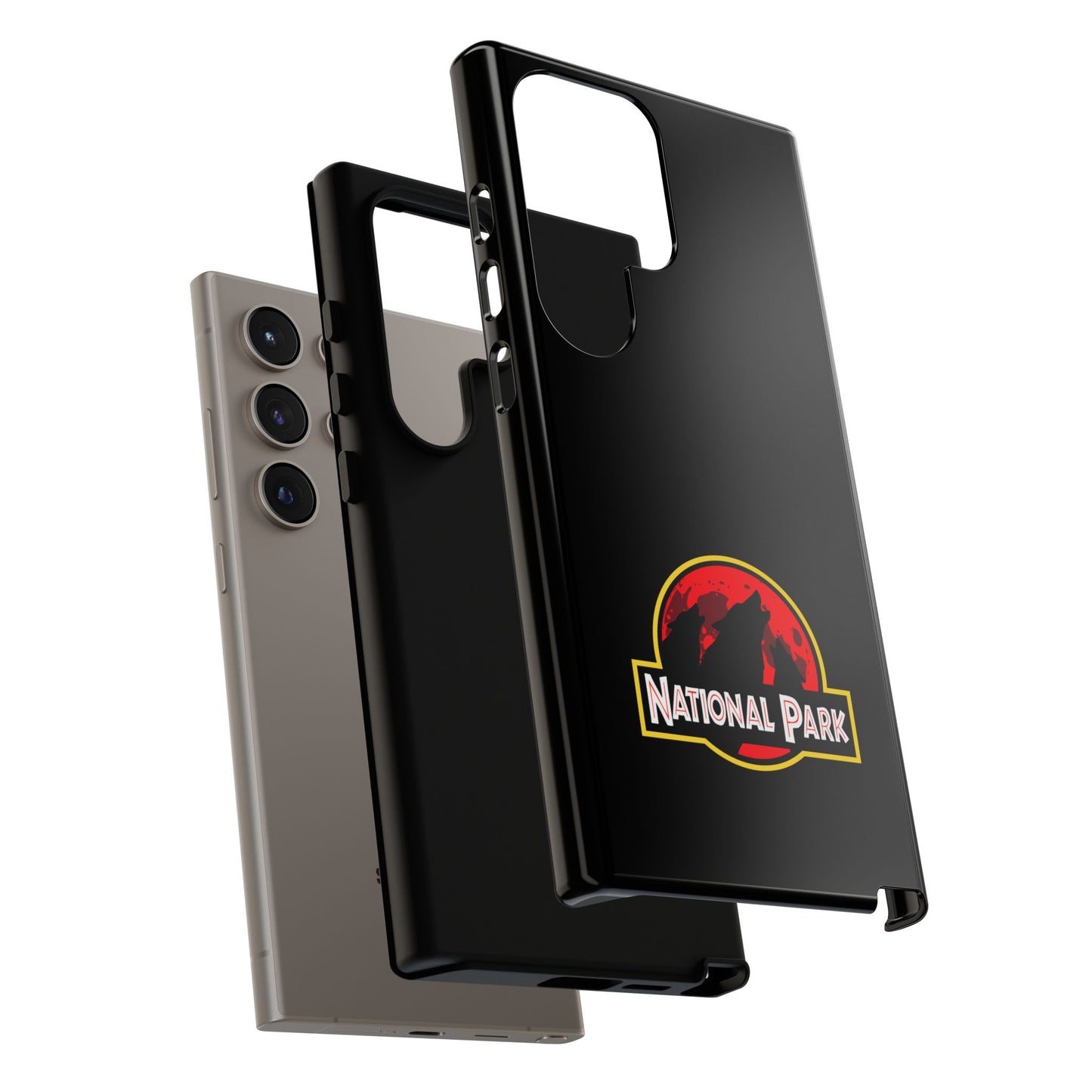 3 Wolf National Park iPhone Case - Parody Logo