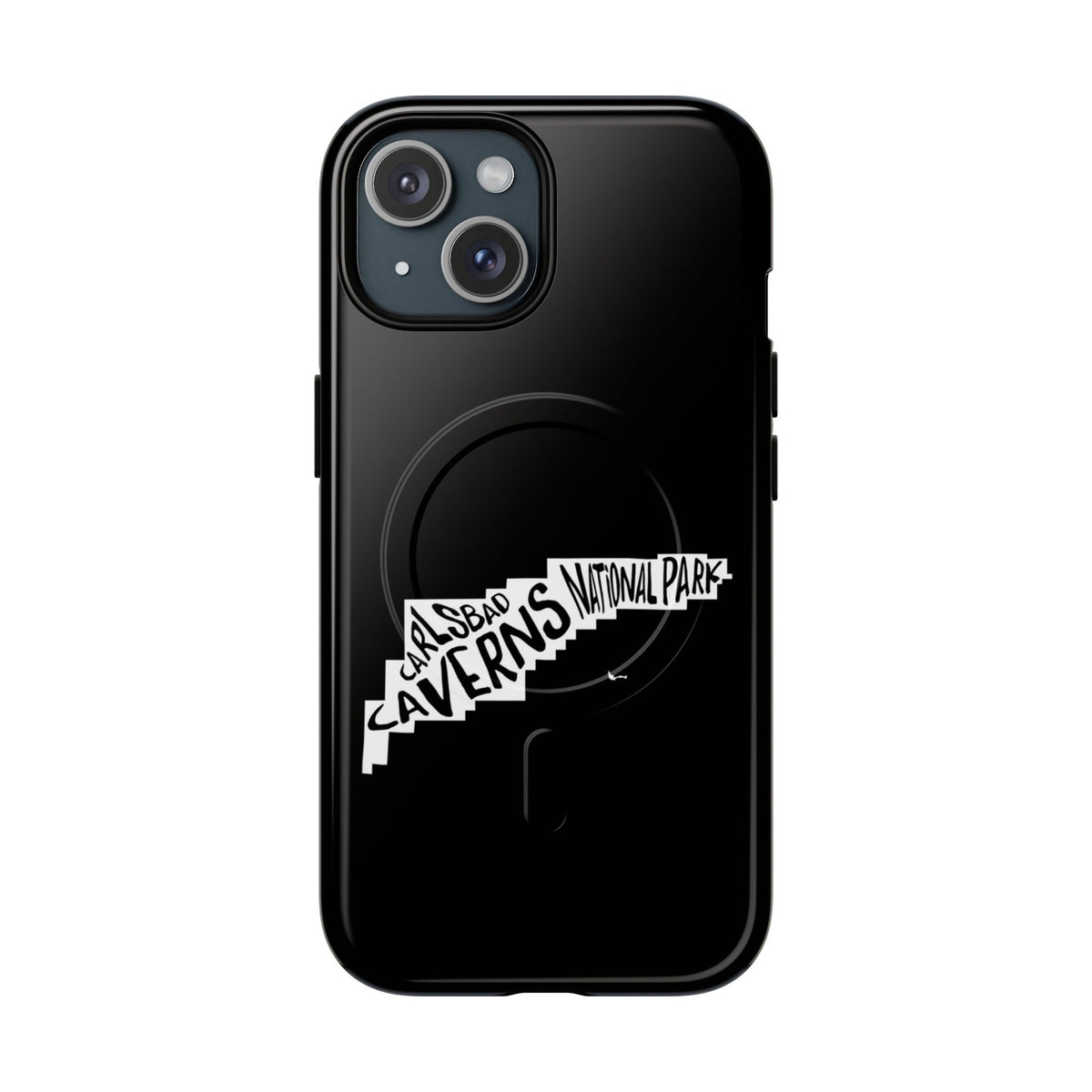 Carlsbad Caverns National Park iPhone Case with MagSafe - Map Design