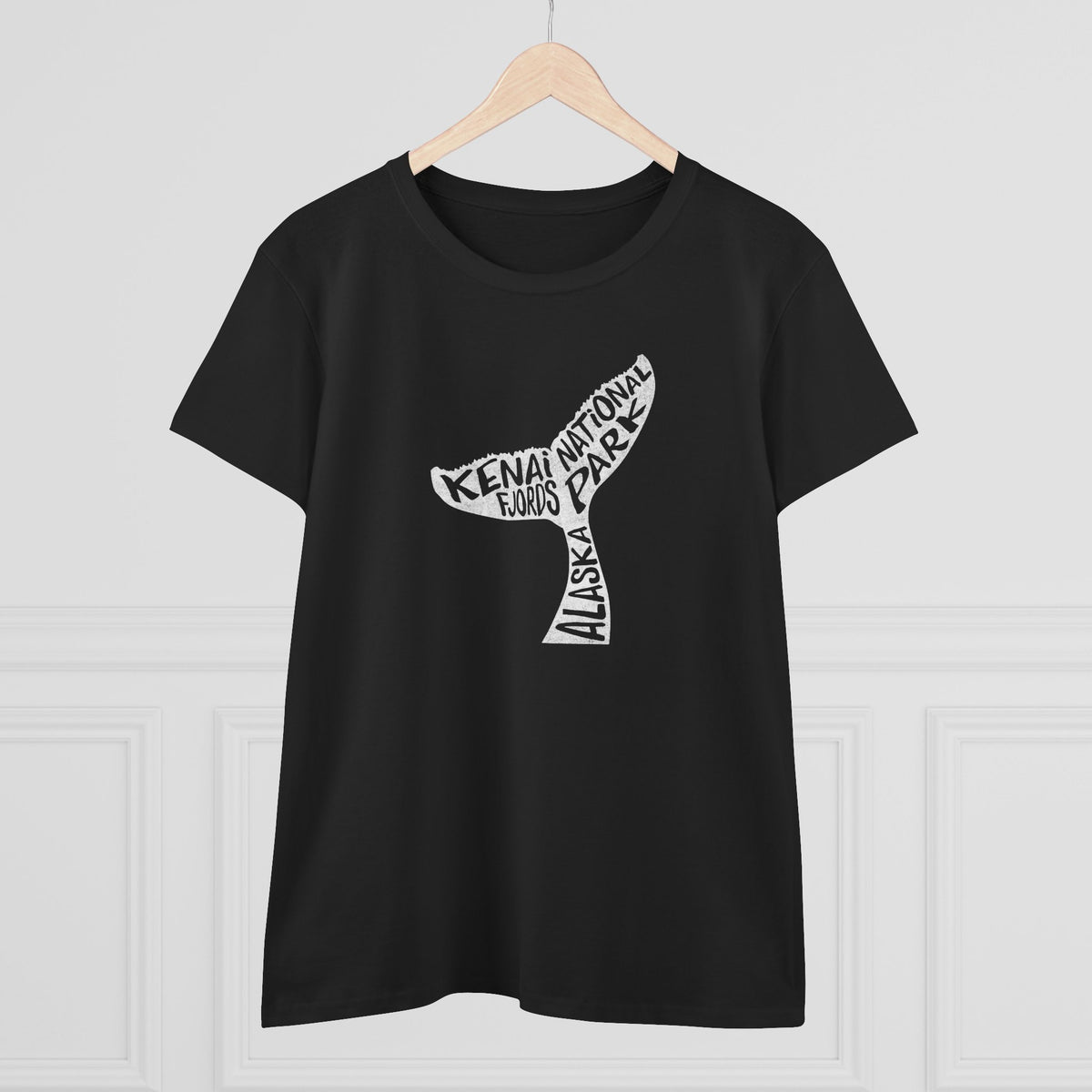Kenai Fjords National Park Women's T-Shirt - Whale Tail