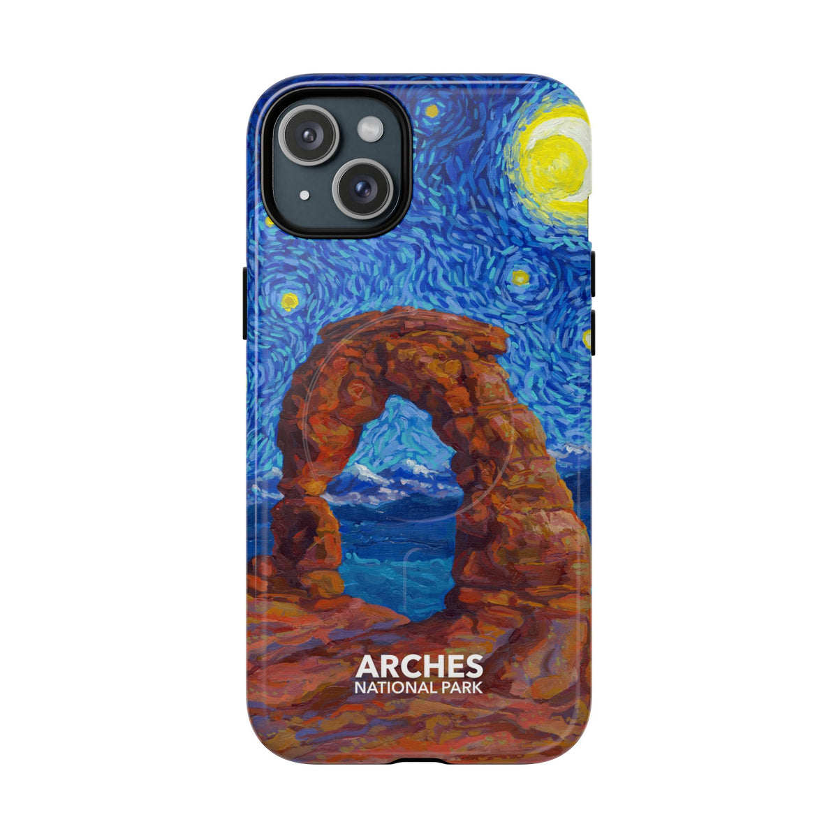 Arches National Park iPhone Case with MagSafe - Starry Night