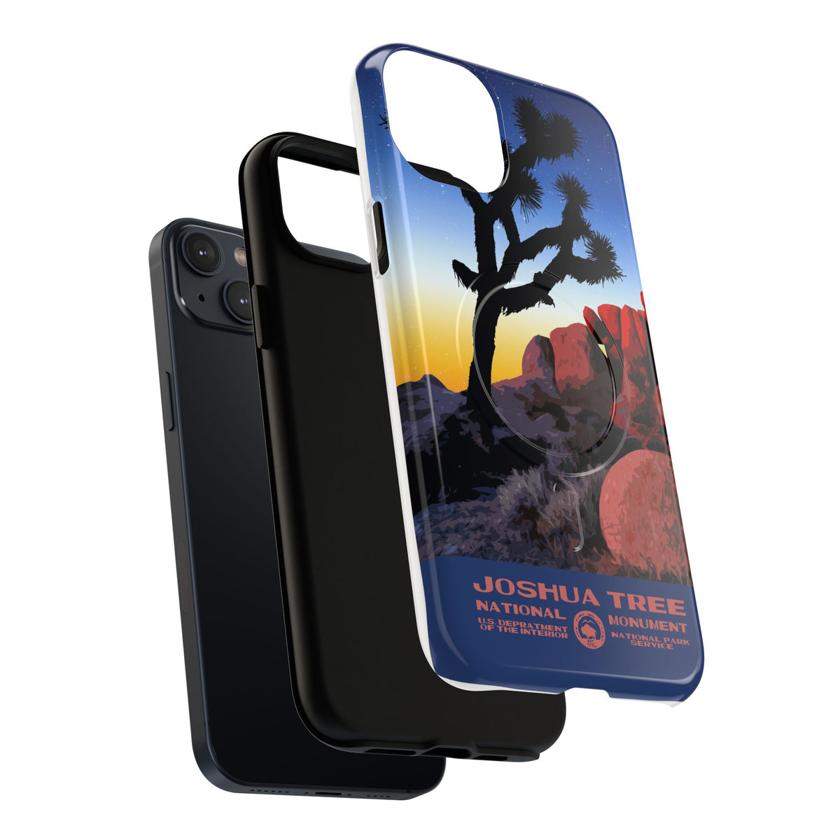 Joshua Tree National Park iPhone Case with MagSafe - Night