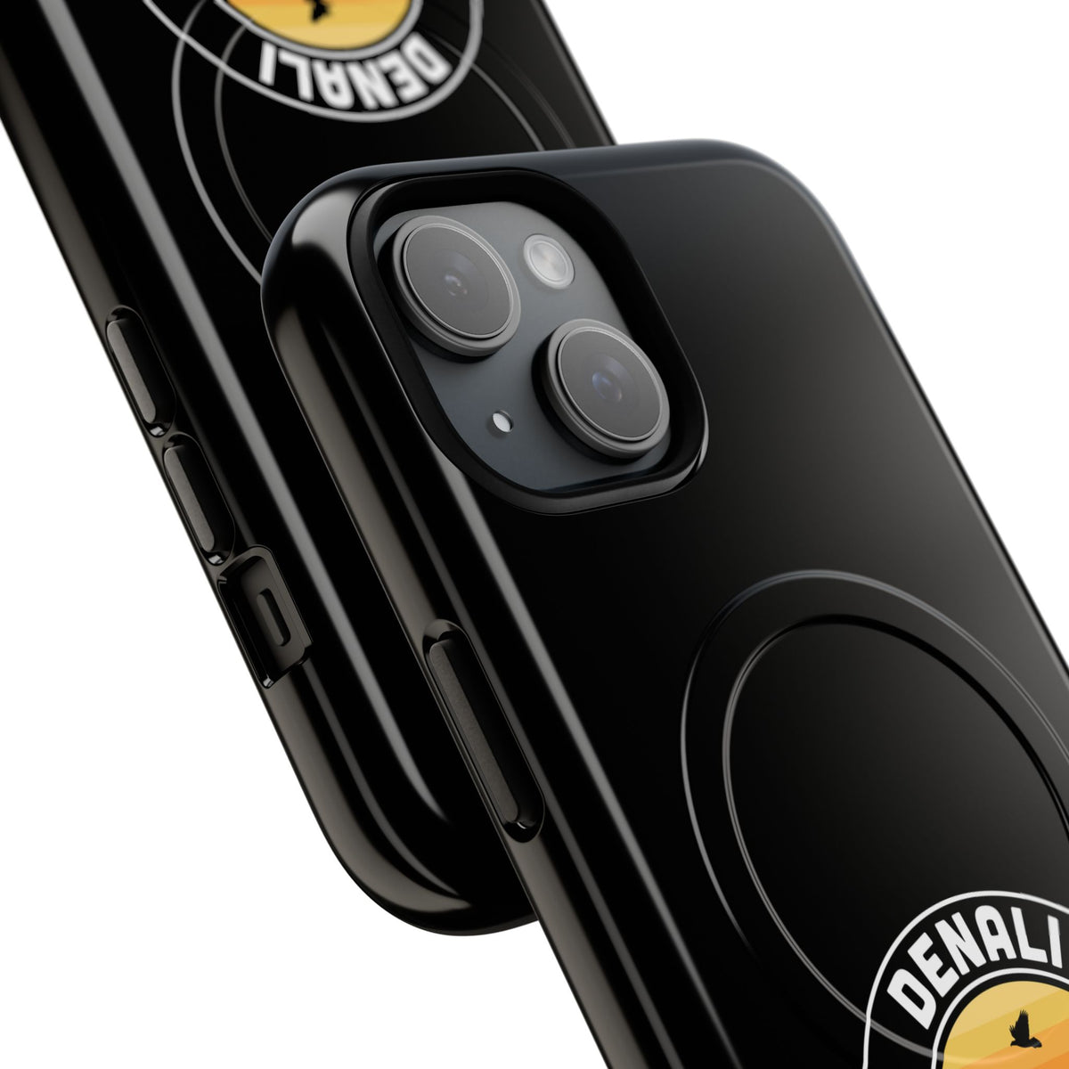 Denali National Park iPhone Case with MagSafe - Round Emblem Design