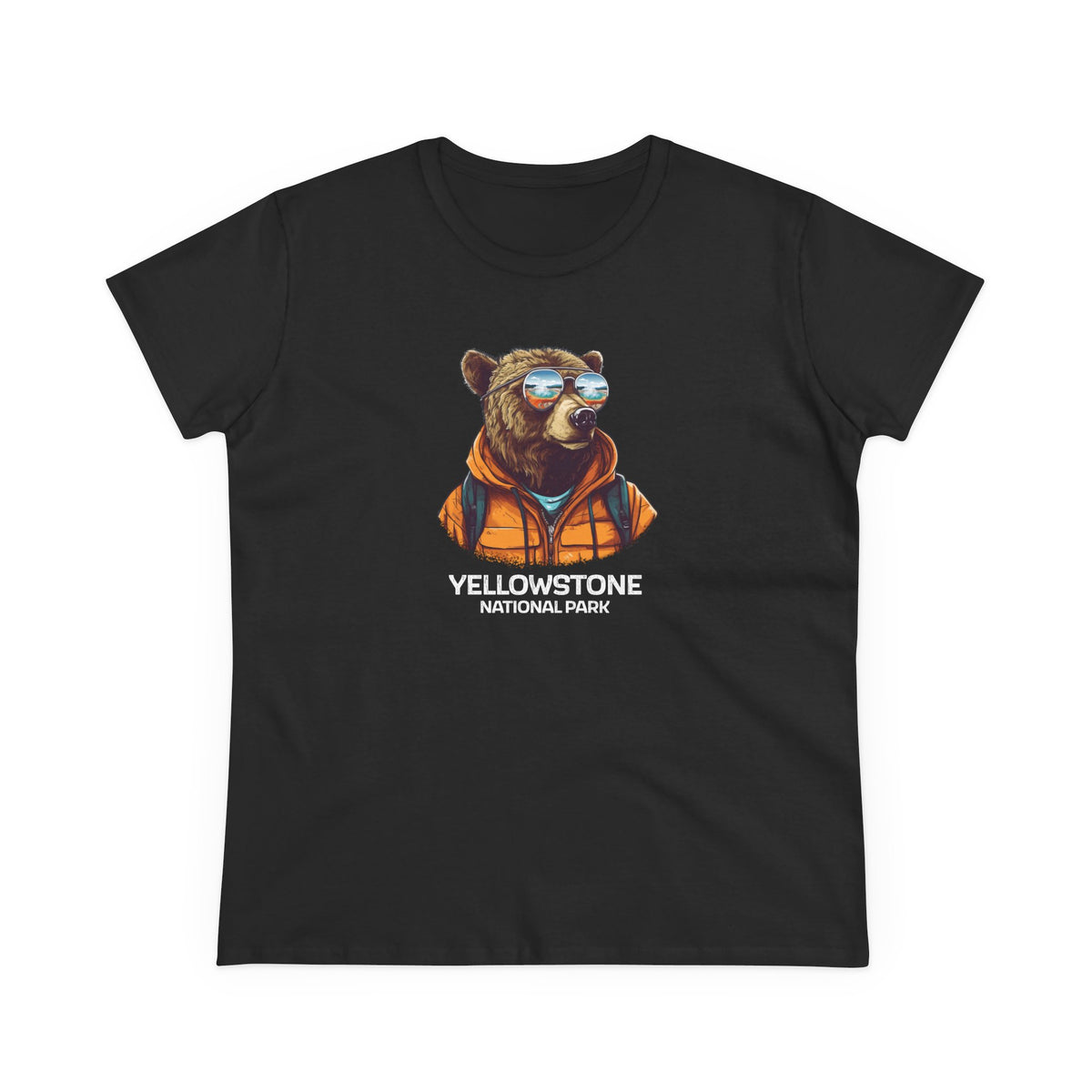 Yellowstone National Park Women's T-Shirt - Cool Grizzly Bear