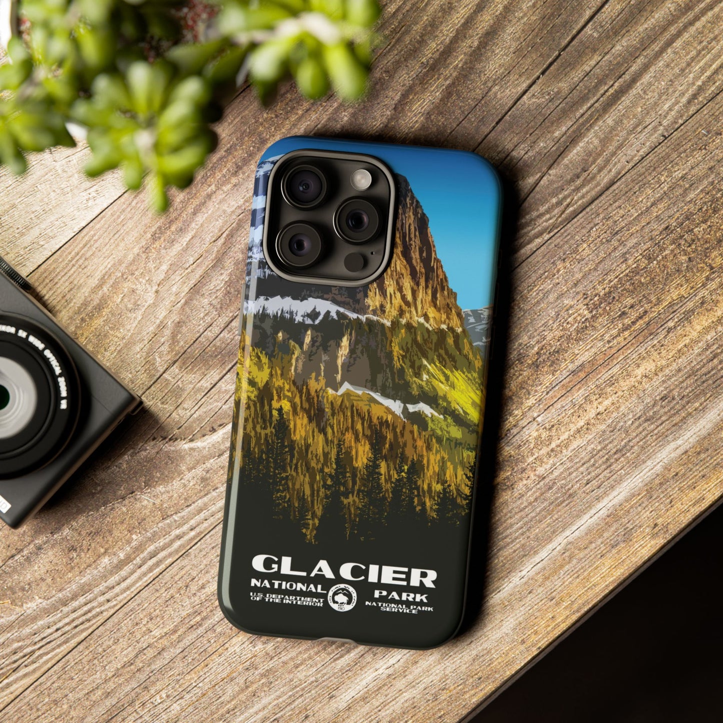 Glacier National Park Phone Case - WPA Style