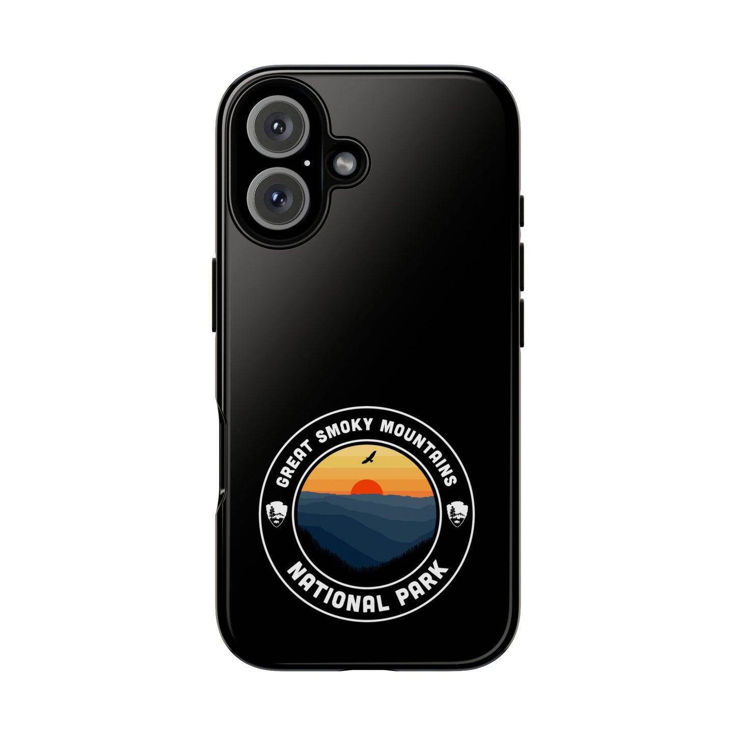 Great Smoky Mountains National Park Phone Case - Round Emblem Design