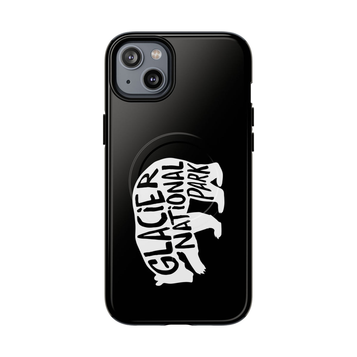 Glacier National Park iPhone Case with MagSafe - Grizzly Bear Design