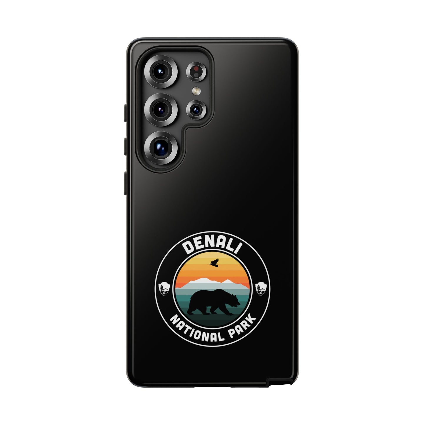 Denali National Park Phone Case - Round Emblem Design