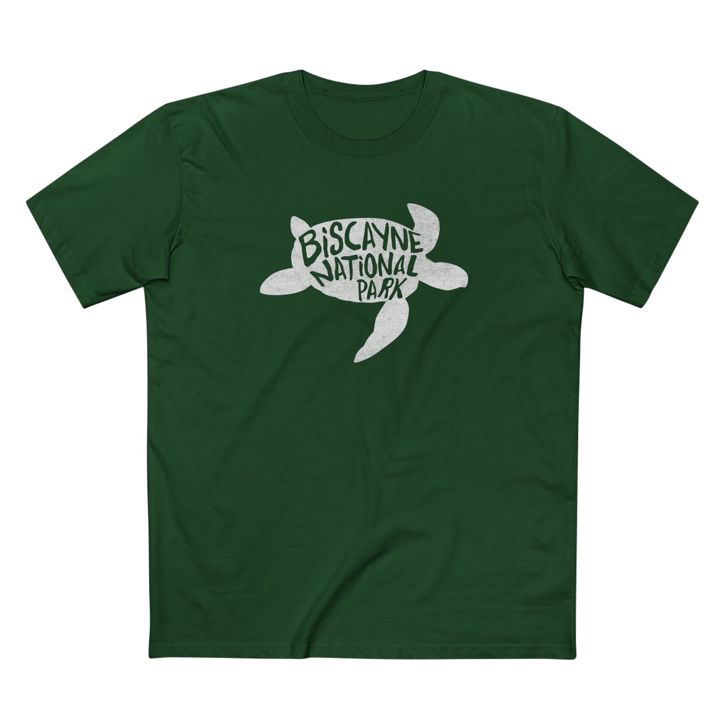 Biscayne National Park T-Shirt - Turtle in Forest Green