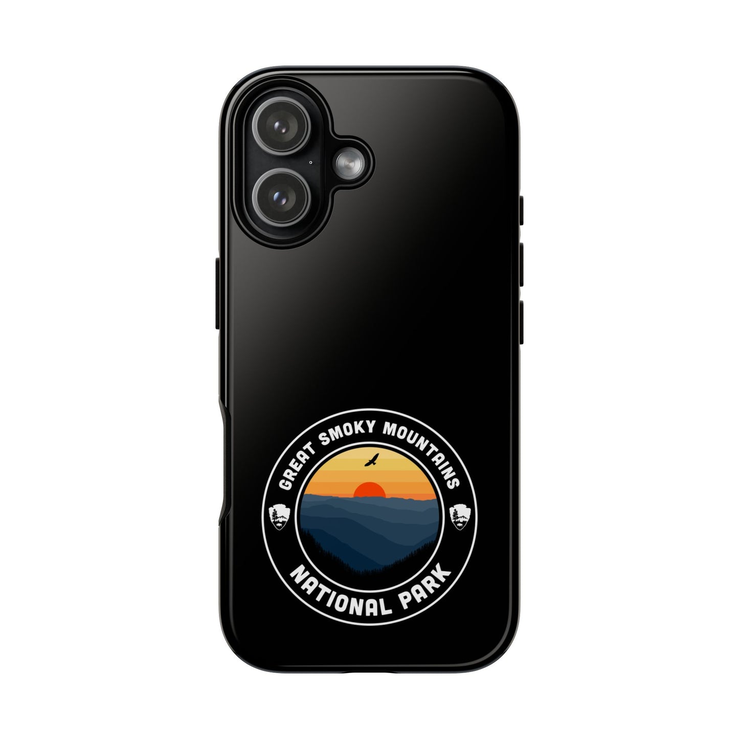 Great Smoky Mountains National Park Phone Case - Round Emblem Design