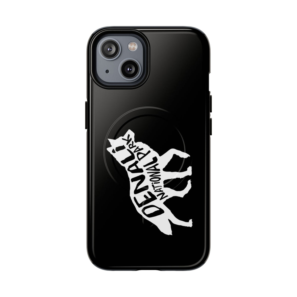 Denali National Park iPhone Case with MagSafe - Wolf Design