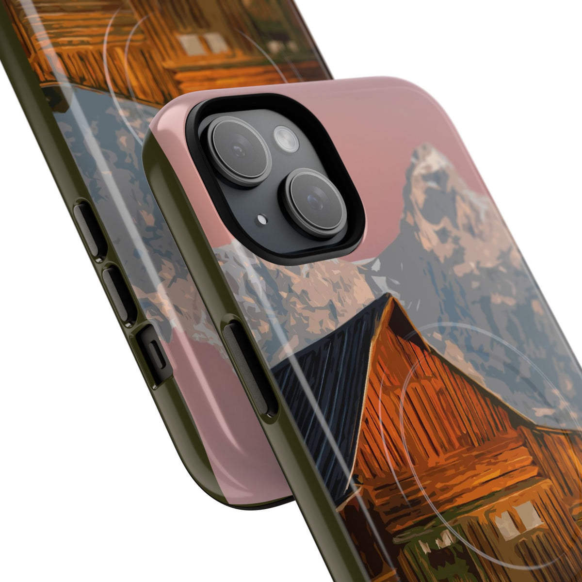 Grand Teton National Park iPhone Case with MagSafe - Moulton Barn