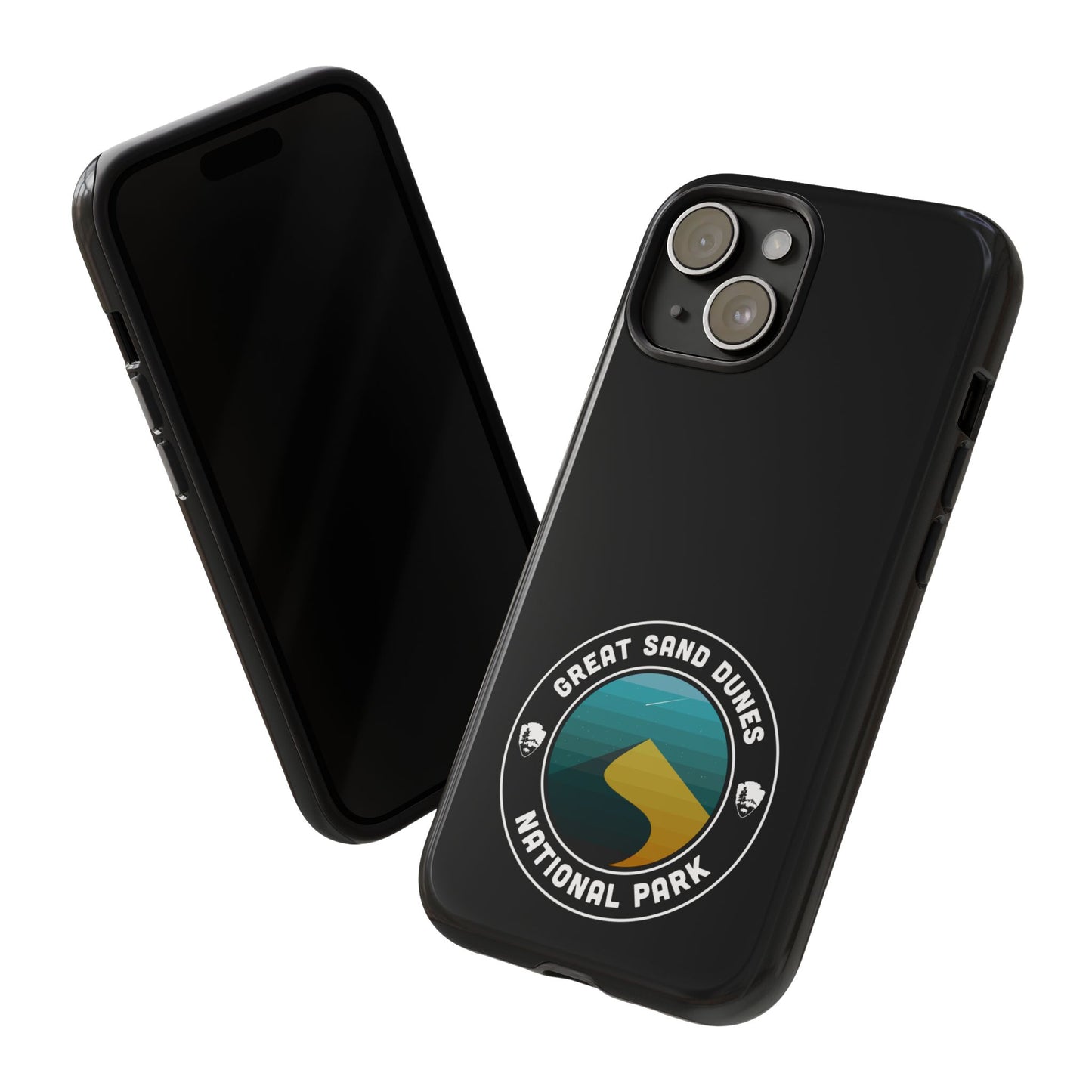Great Sand Dunes National Park Phone Case - Round Emblem Design