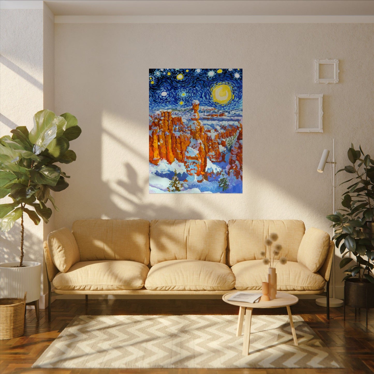 Bryce Canyon National Park Park Starry Night Poster - Premium Textured Paper