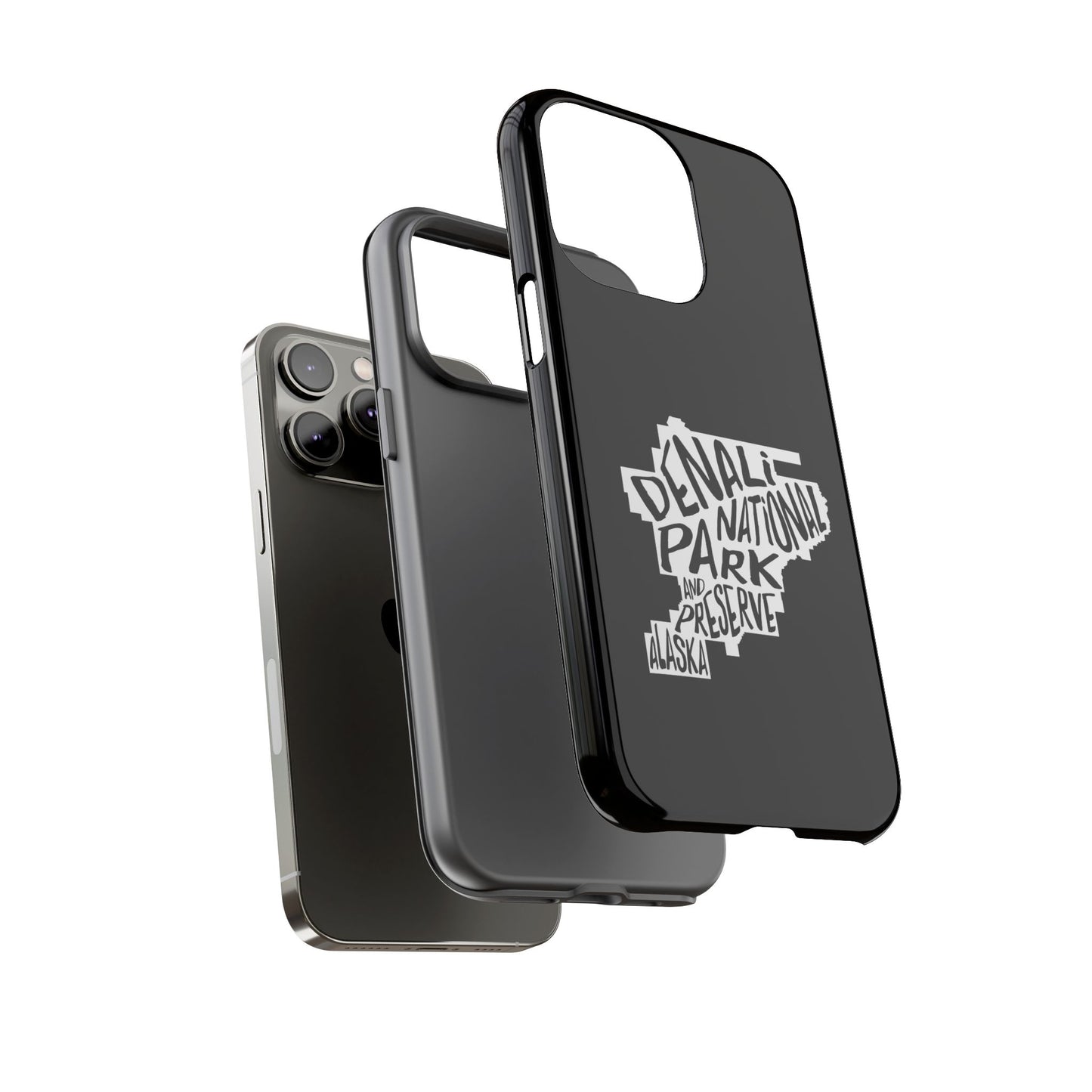 Denali National Park Phone Case - Map Design