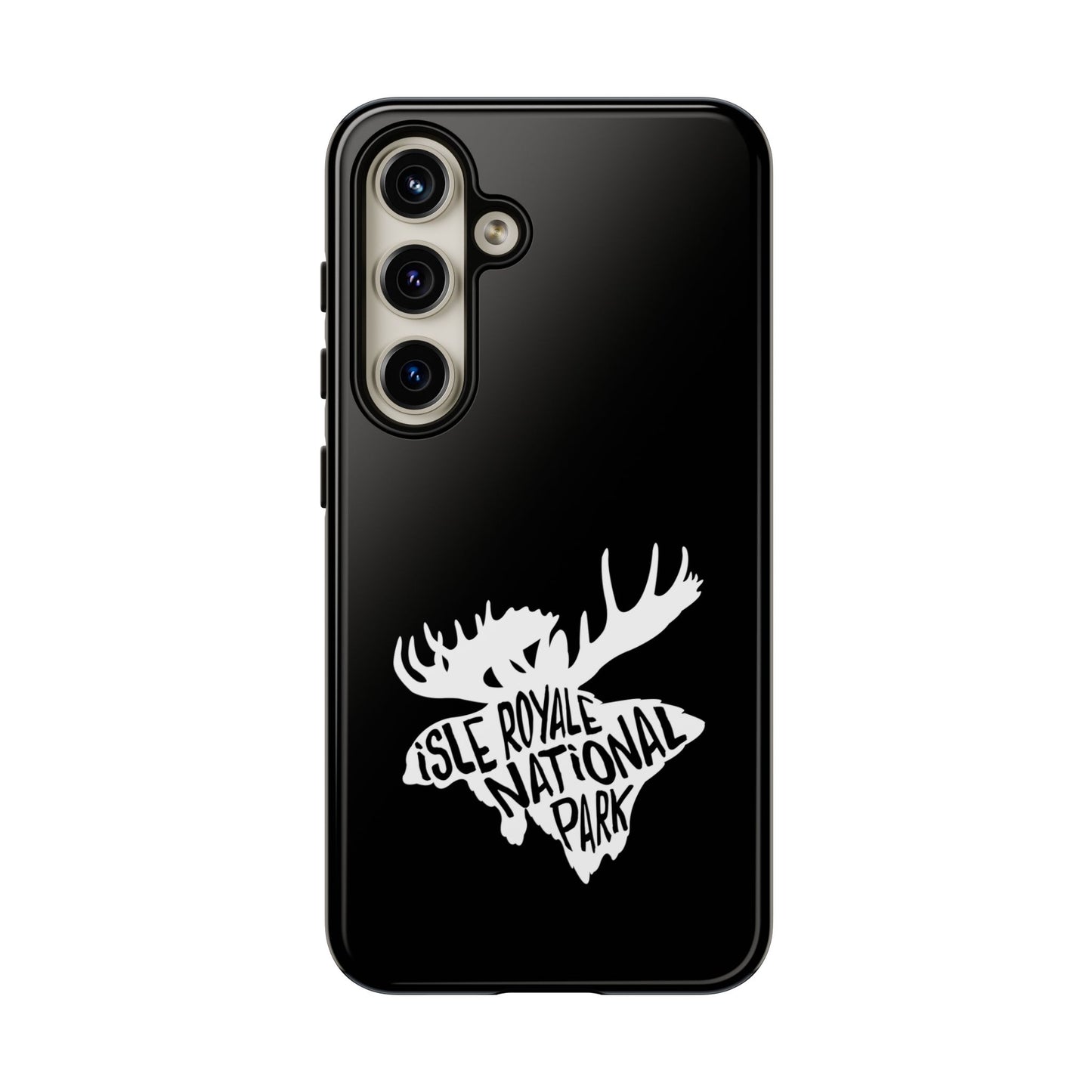 Isle Royale National Park Phone Case - Moose Design