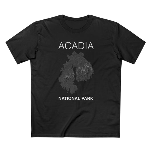 Mount Desert Island and Acadia National Park T-Shirt Lines