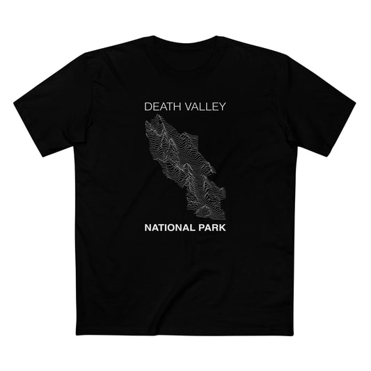 Death Valley National Park T-Shirt Lines in Black