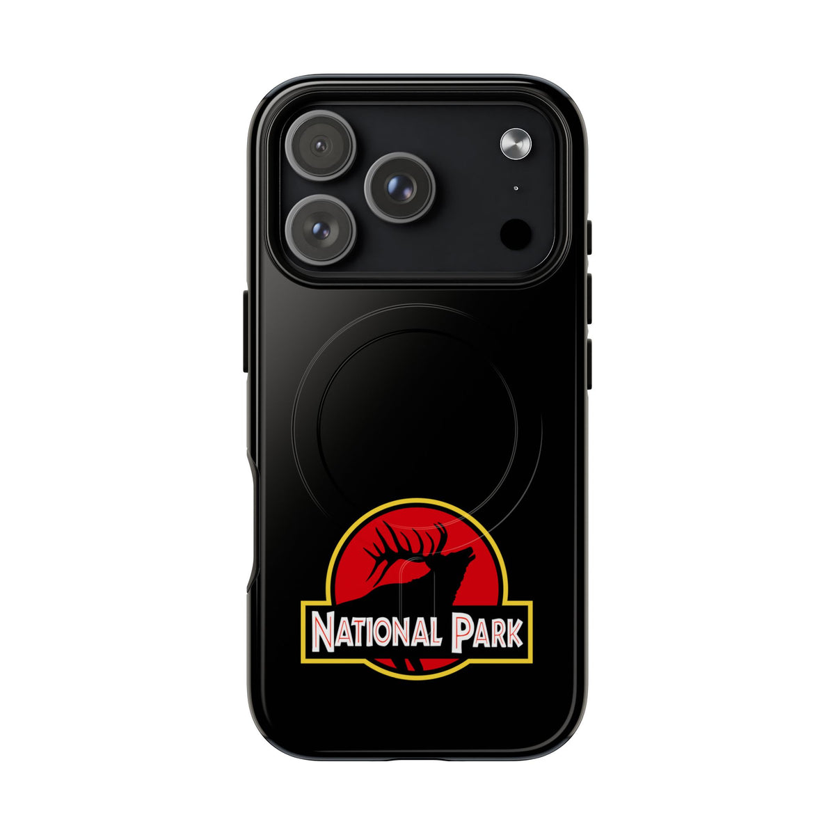 Elk National Park iPhone Case with MagSafe - Parody Logo