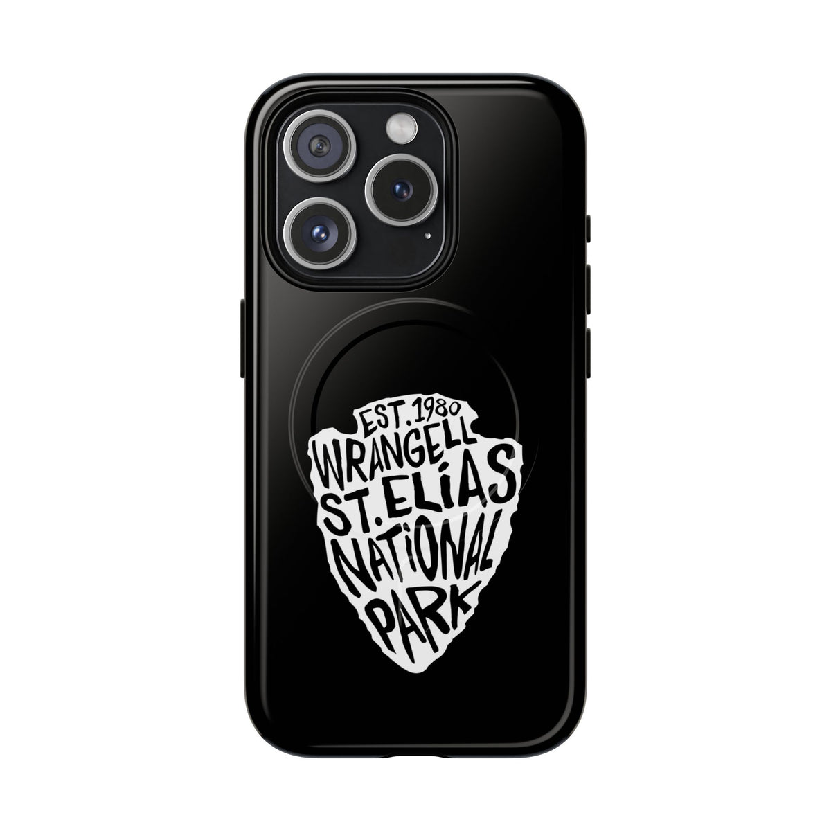 Wrangell St Elias National Park iPhone Case with MagSafe - Arrowhead Design