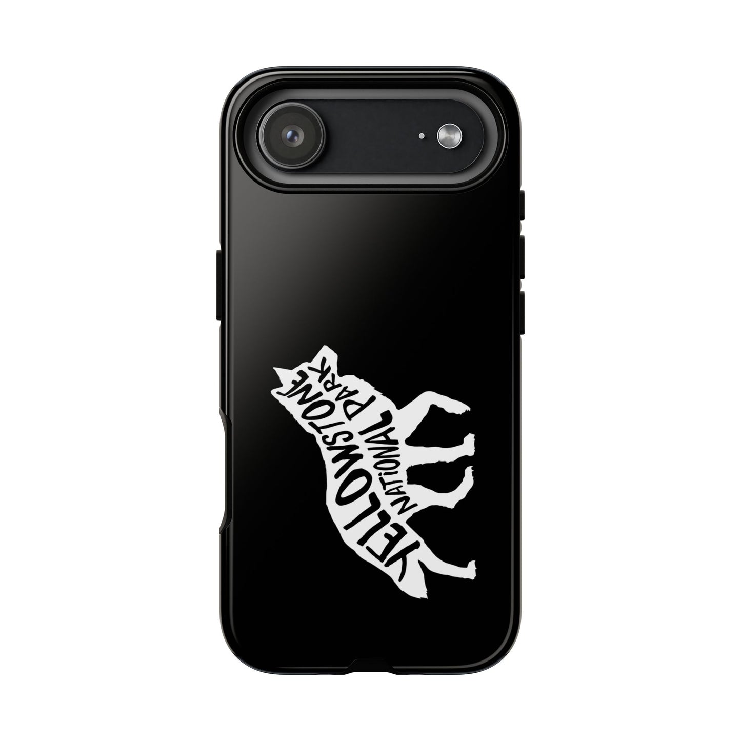 Yellowstone National Park Phone Case - Wolf Design