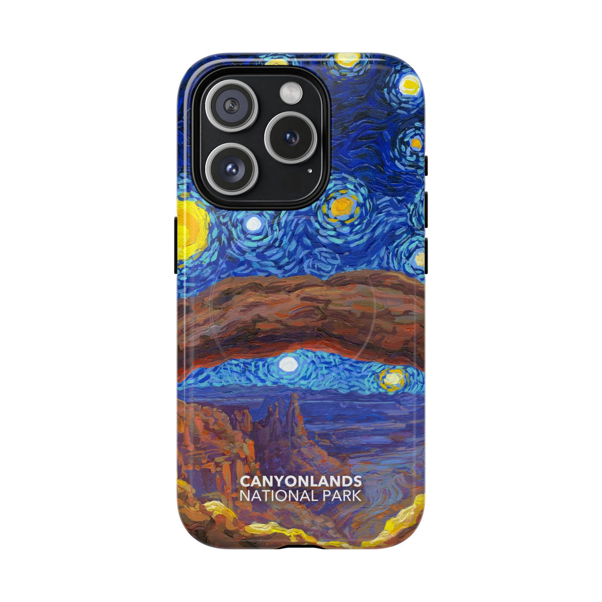 Canyonlands National Park iPhone Case with MagSafe - Starry Night