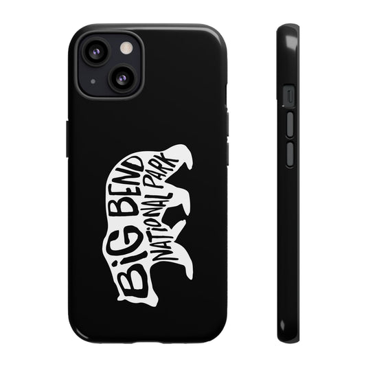 Big Bend National Park Phone Case - Black Bear Design