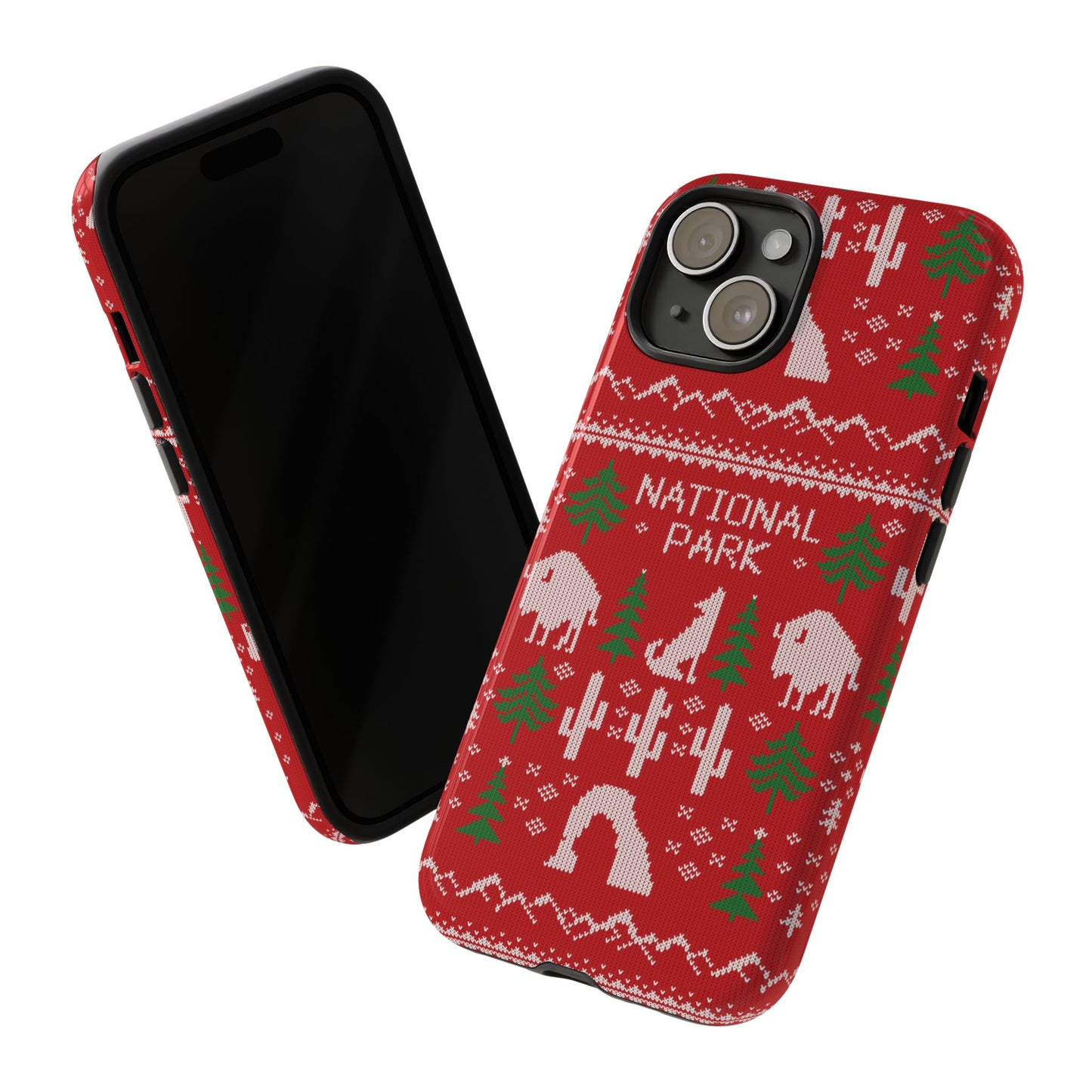 National Park Phone Case - Fair Isle Pattern