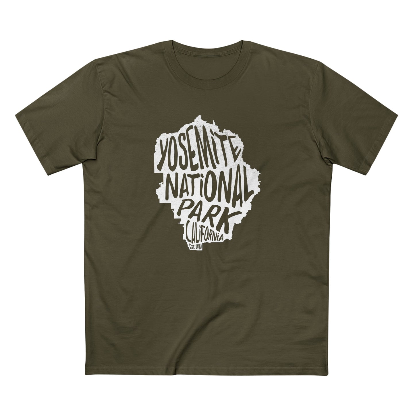 Yosemite National Park T-Shirt - Map