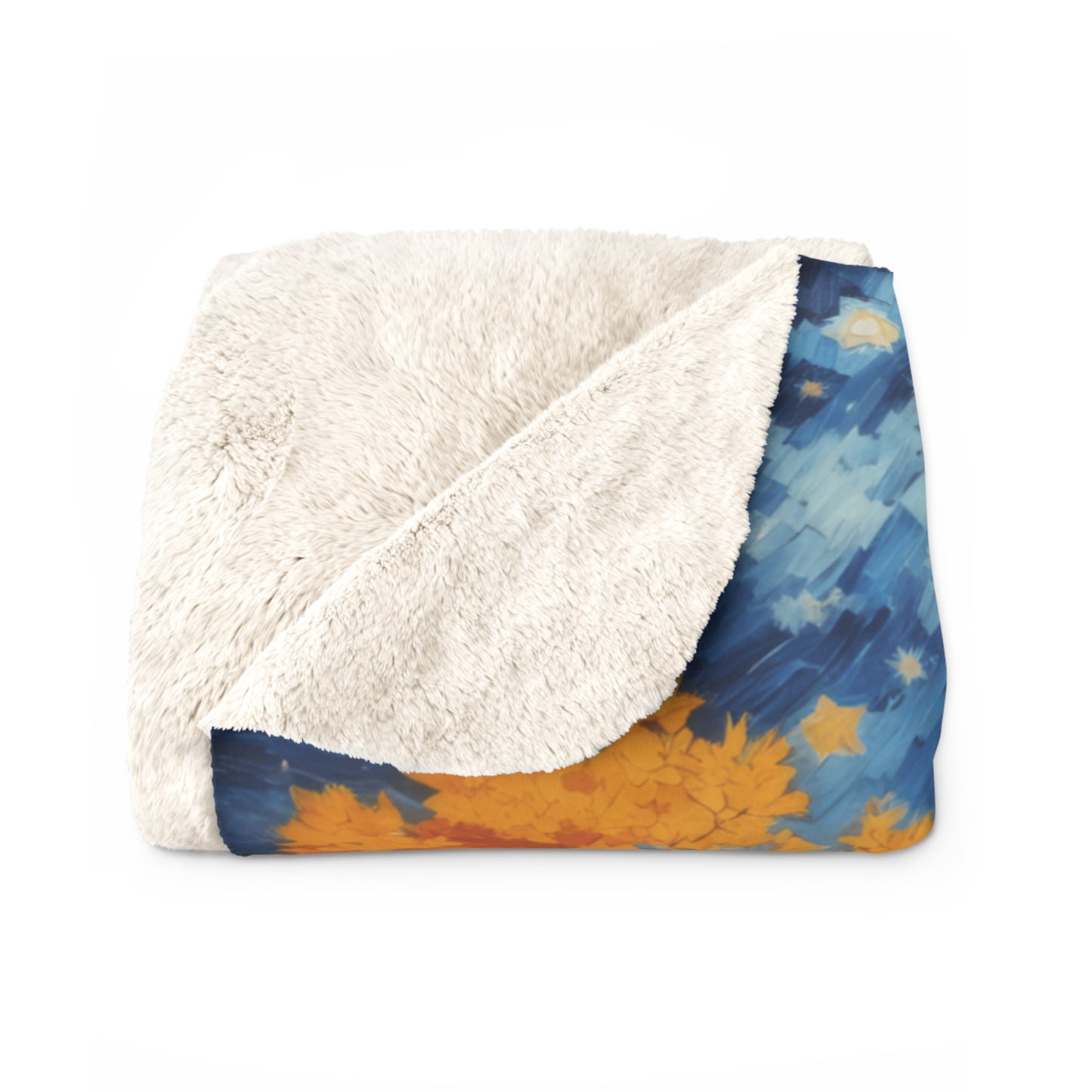 Great Smoky Mountains National Park Sherpa Blanket - The Starry Night