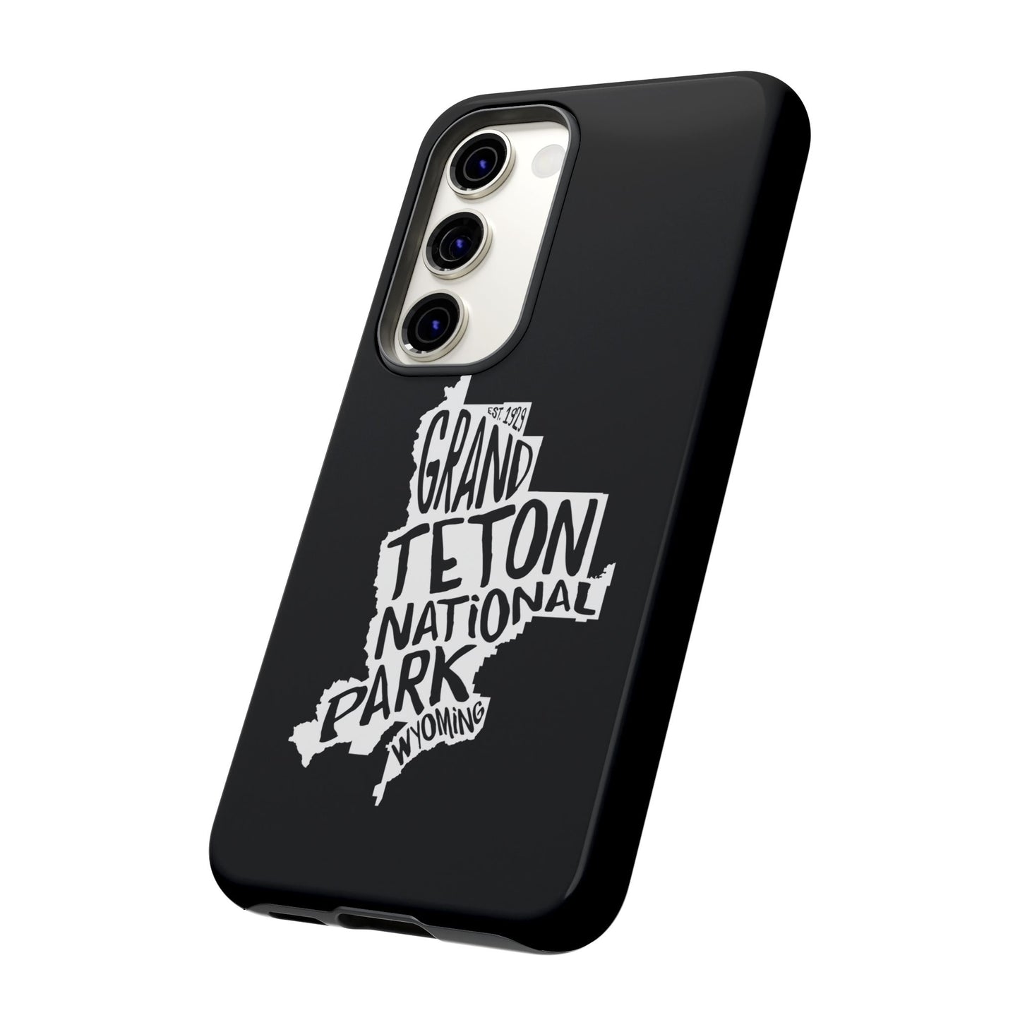 Grand Teton National Park Phone Case - Map Design