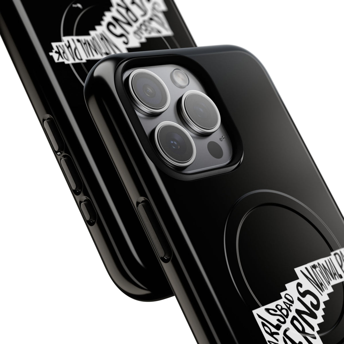 Carlsbad Caverns National Park iPhone Case with MagSafe - Map Design