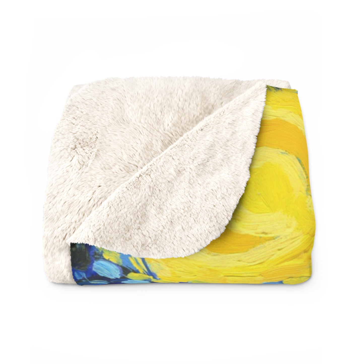 Crater Lake National Park Sherpa Blanket - The Starry Night