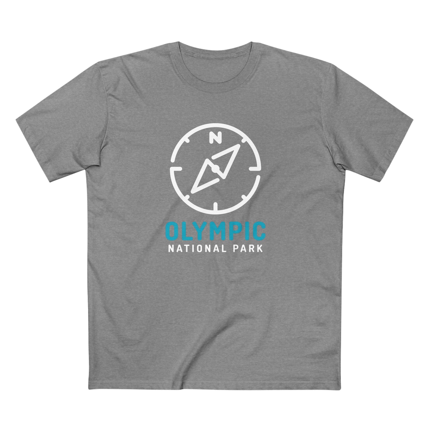 Olympic National Park T-Shirt Compass Design