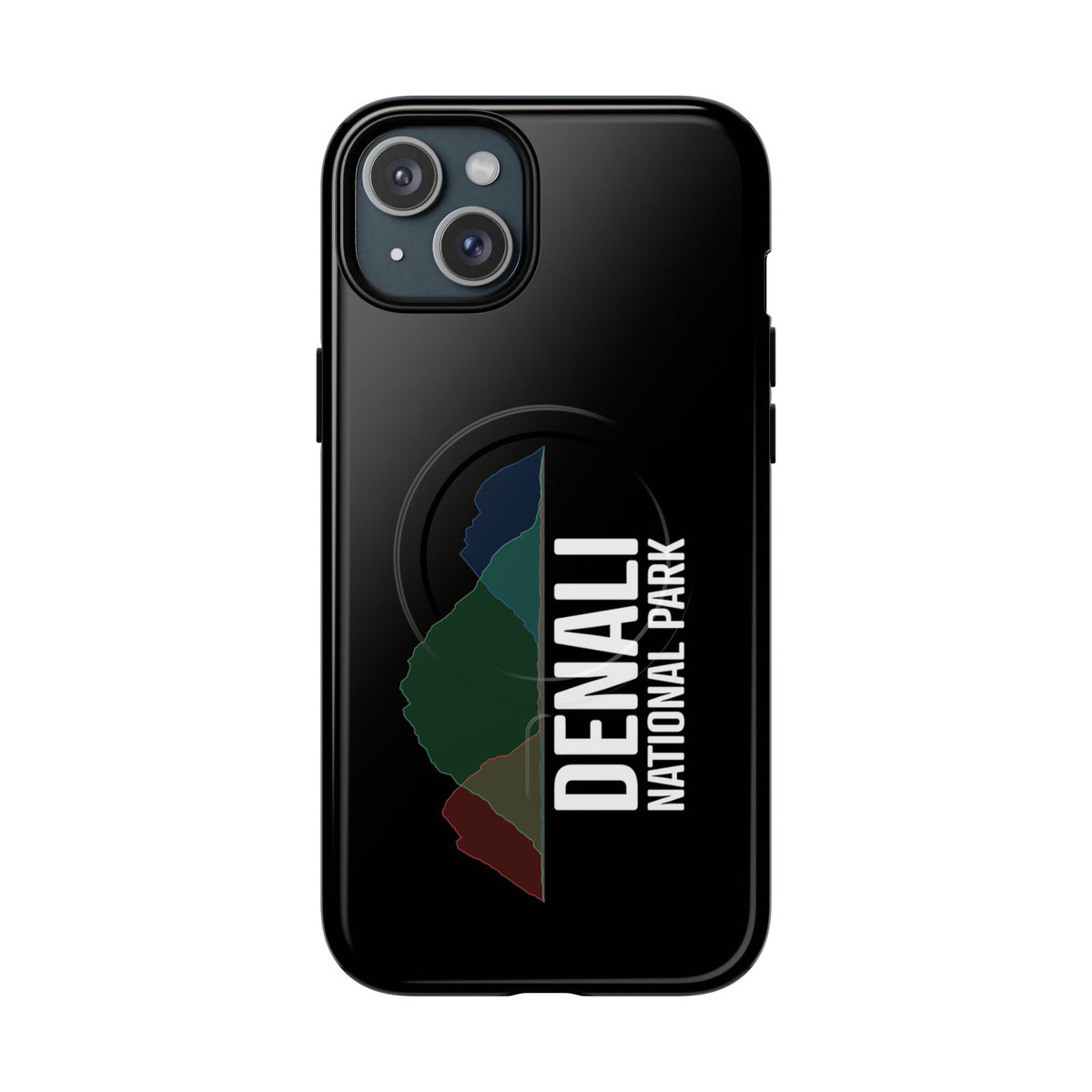 Denali National Park iPhone Case with MagSafe - Histogram Design