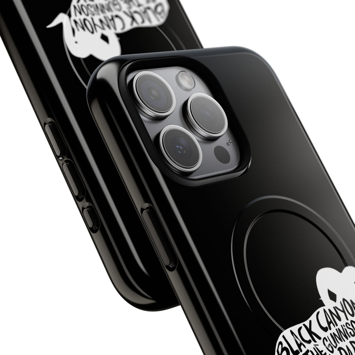 Black Canyon of the Gunnison National Park iPhone Case with MagSafe - Bighorn Sheep Design