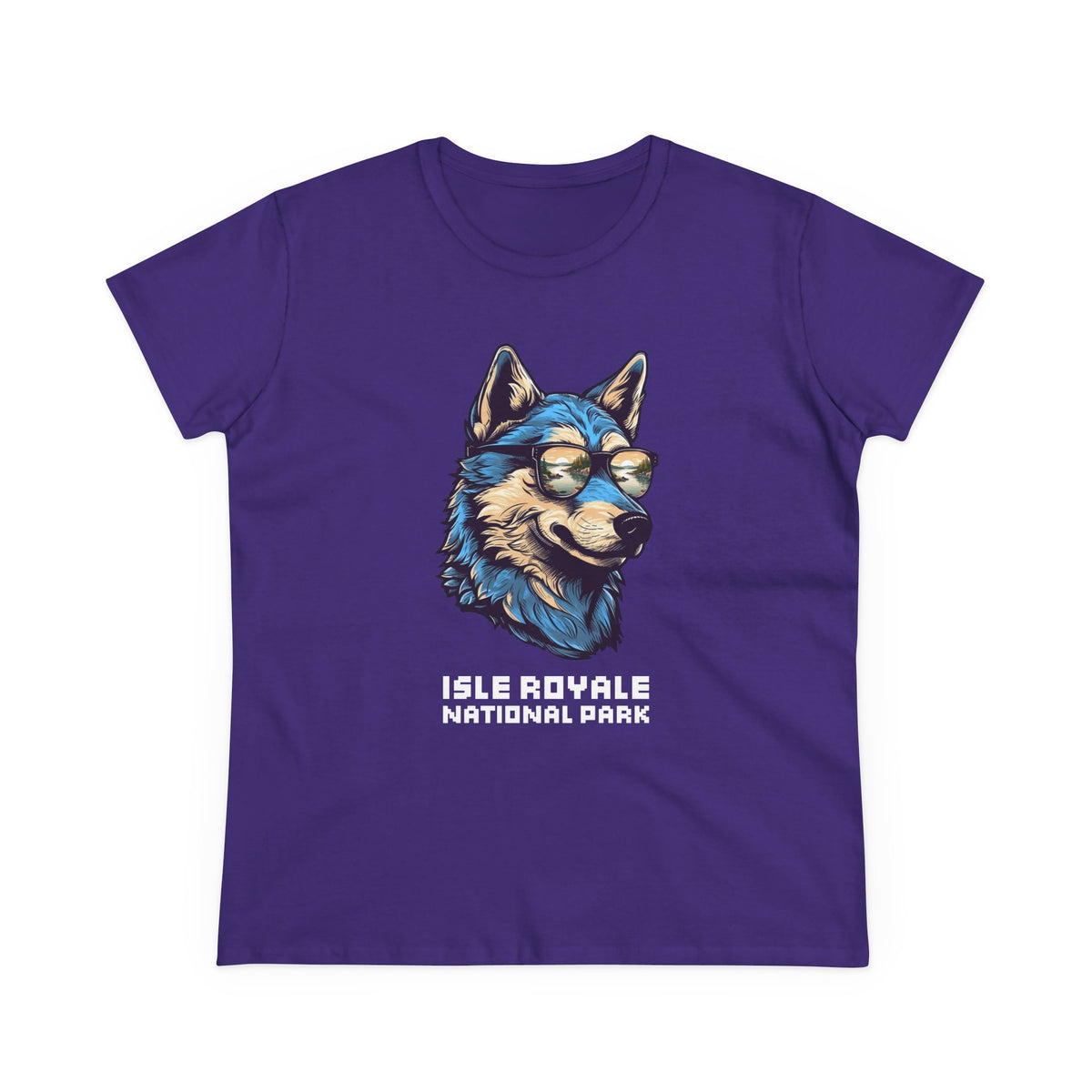 Isle Royale National Park Women's T-Shirt - Cool Wolf