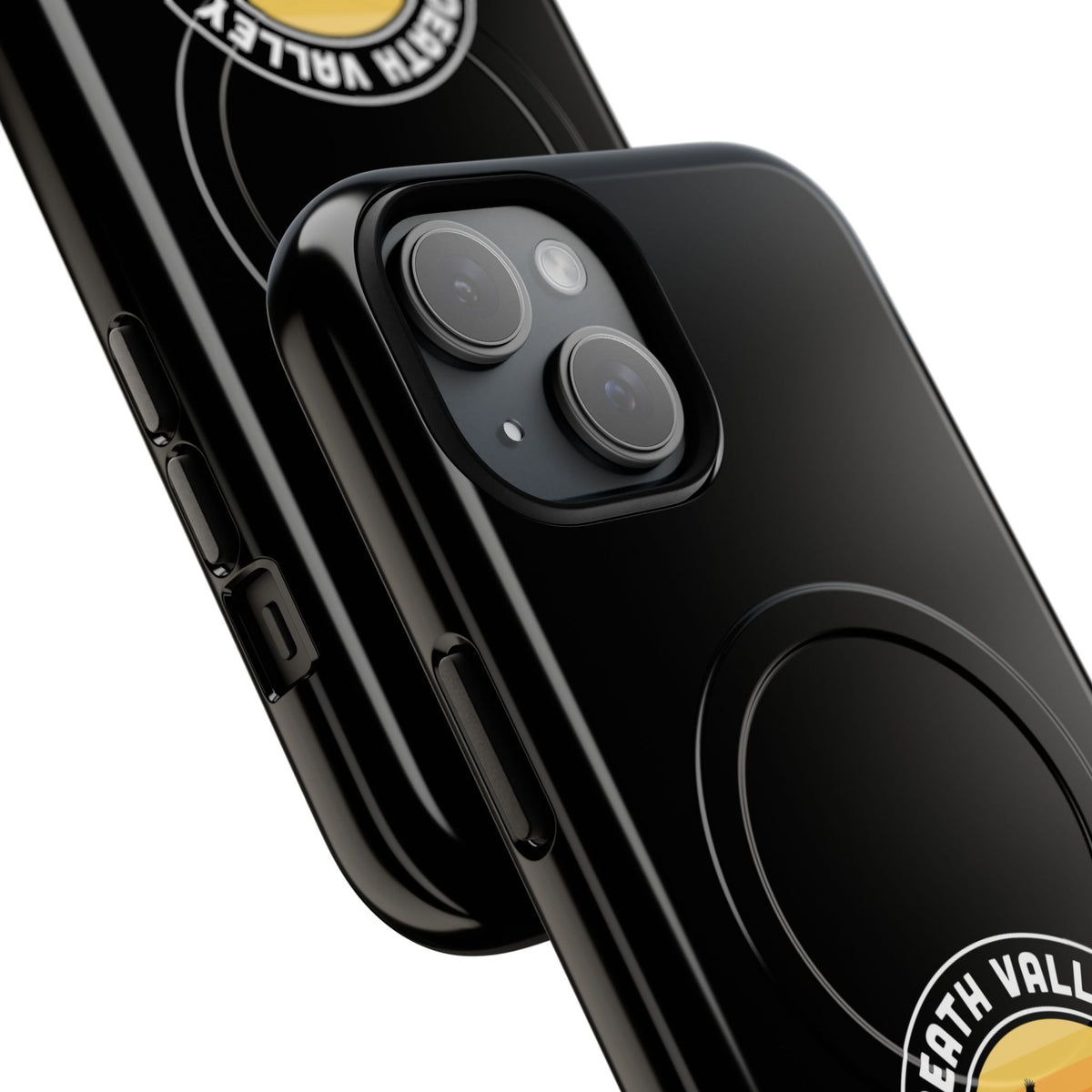 Death Valley National Park iPhone Case with MagSafe - Round Emblem Design