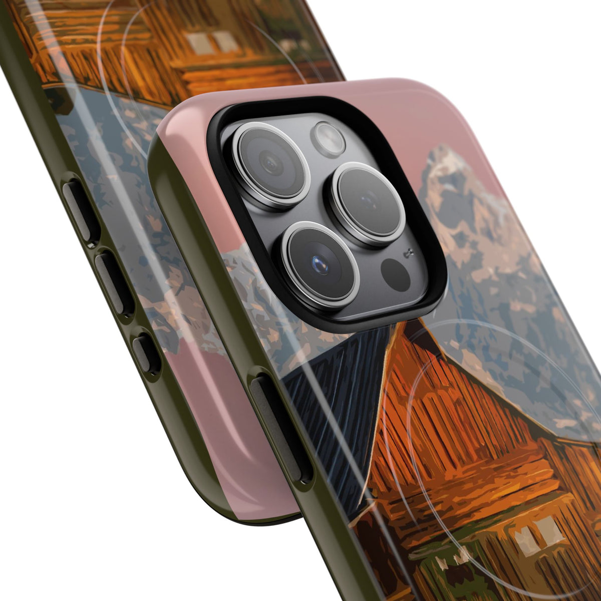 Grand Teton National Park iPhone Case with MagSafe - Moulton Barn
