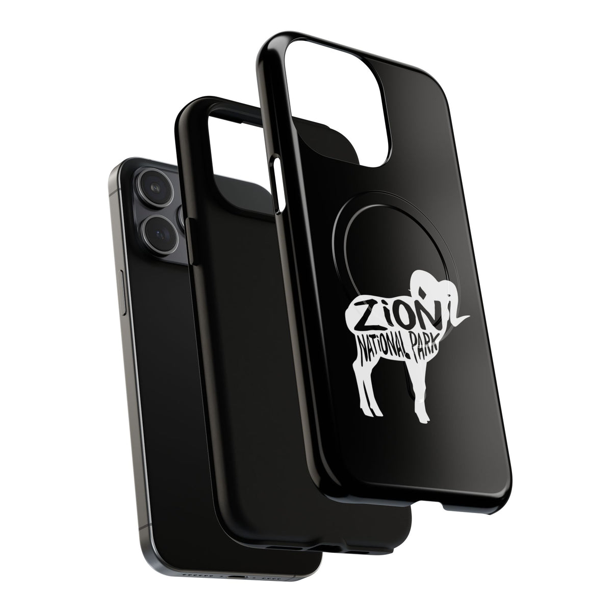 Zion National Park iPhone Case with MagSafe - Bighorn Sheep Design