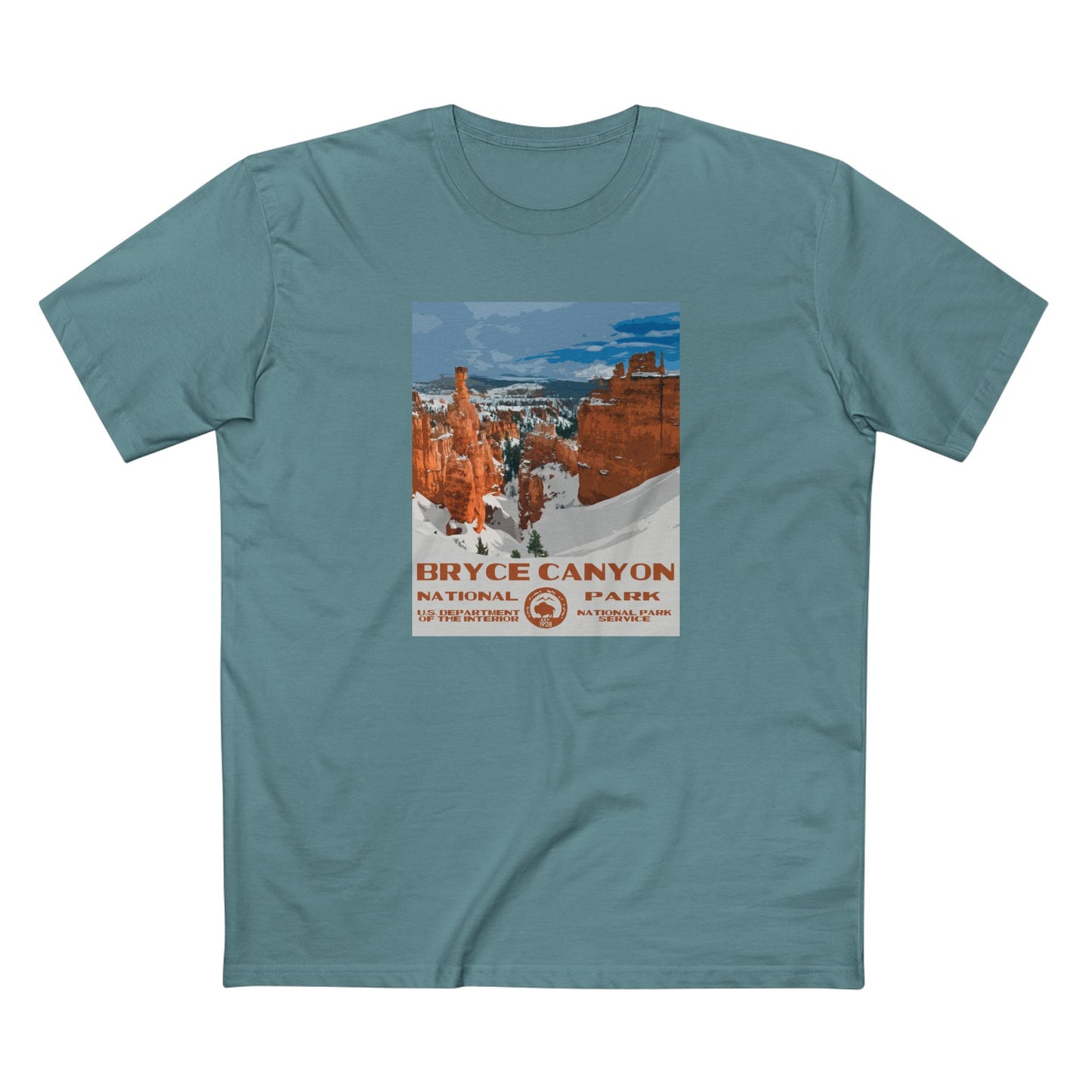 Bryce Canyon National Park T-Shirt in Slate Blue