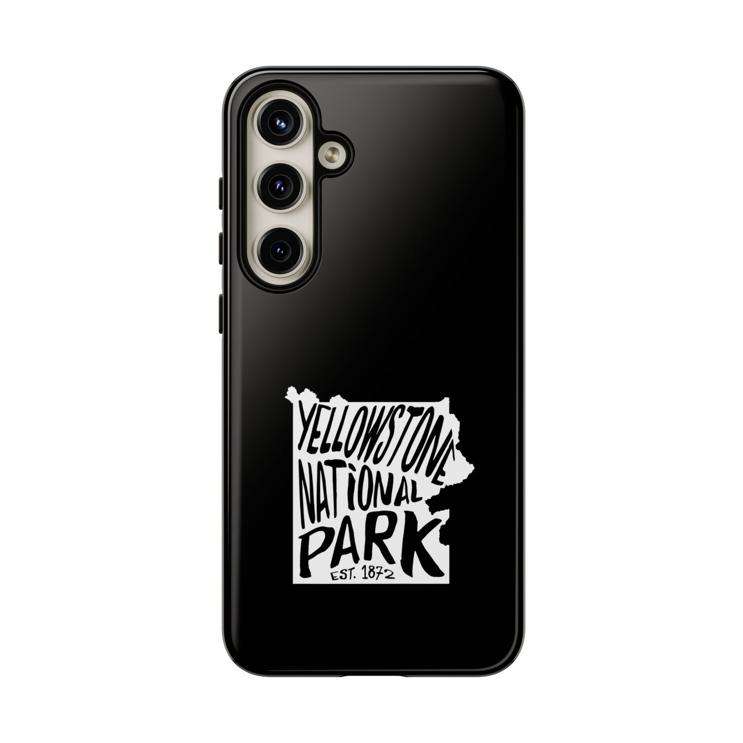 Yellowstone National Park Phone Case - Map Design