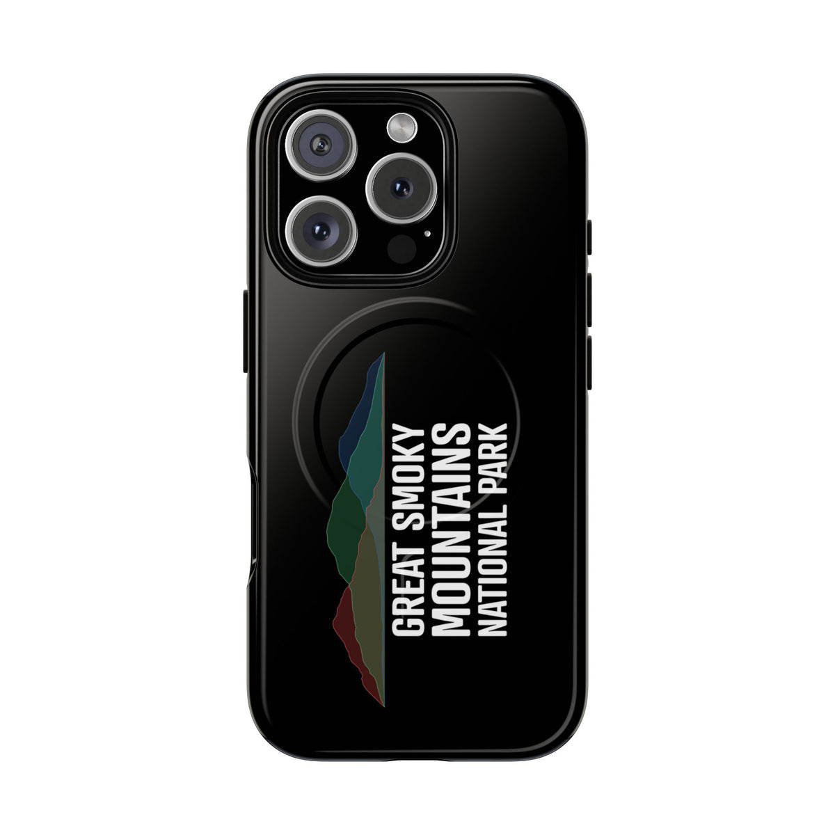 Great Smoky Mountains National Park iPhone Case with MagSafe - Histogram Design