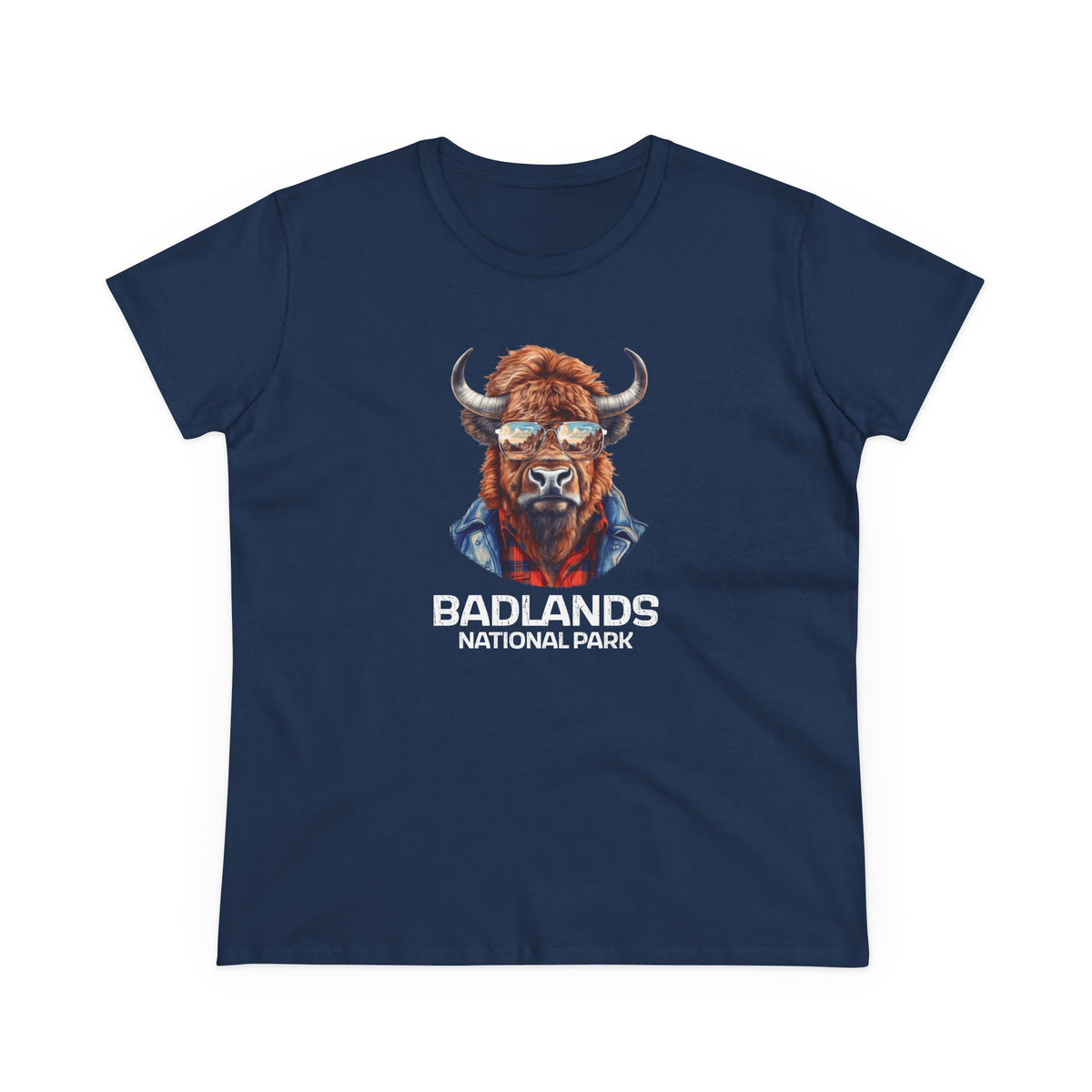 Badlands National Park Women's T-Shirt - Cool Bison